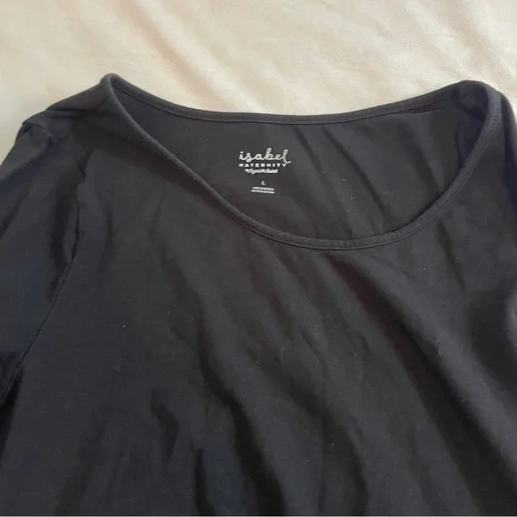 Isabel Maternity by Ingrid & Isabel Black Dress Size: L - Picture 3 of 4